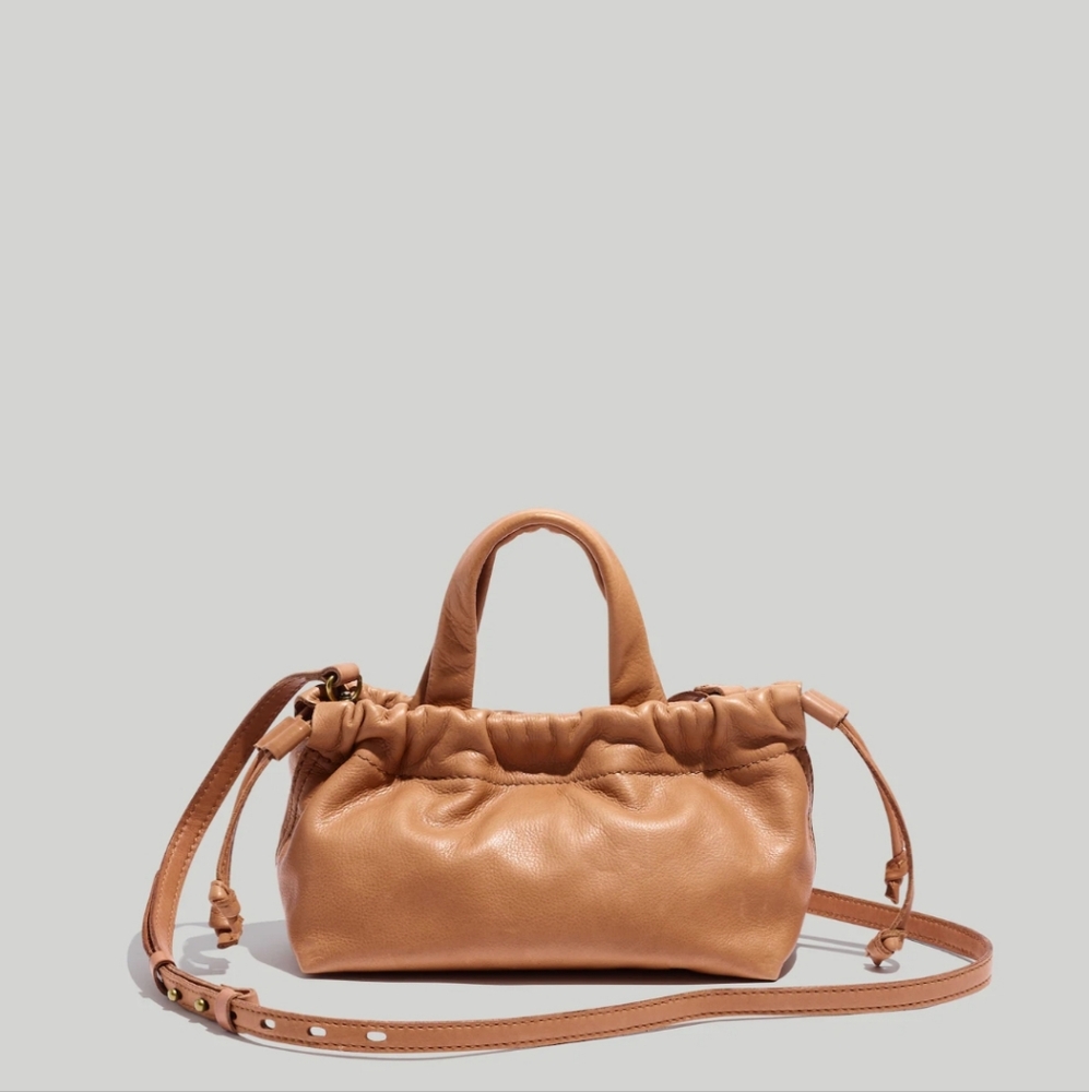 MADEWELL Mini Piazza Leather Handbag